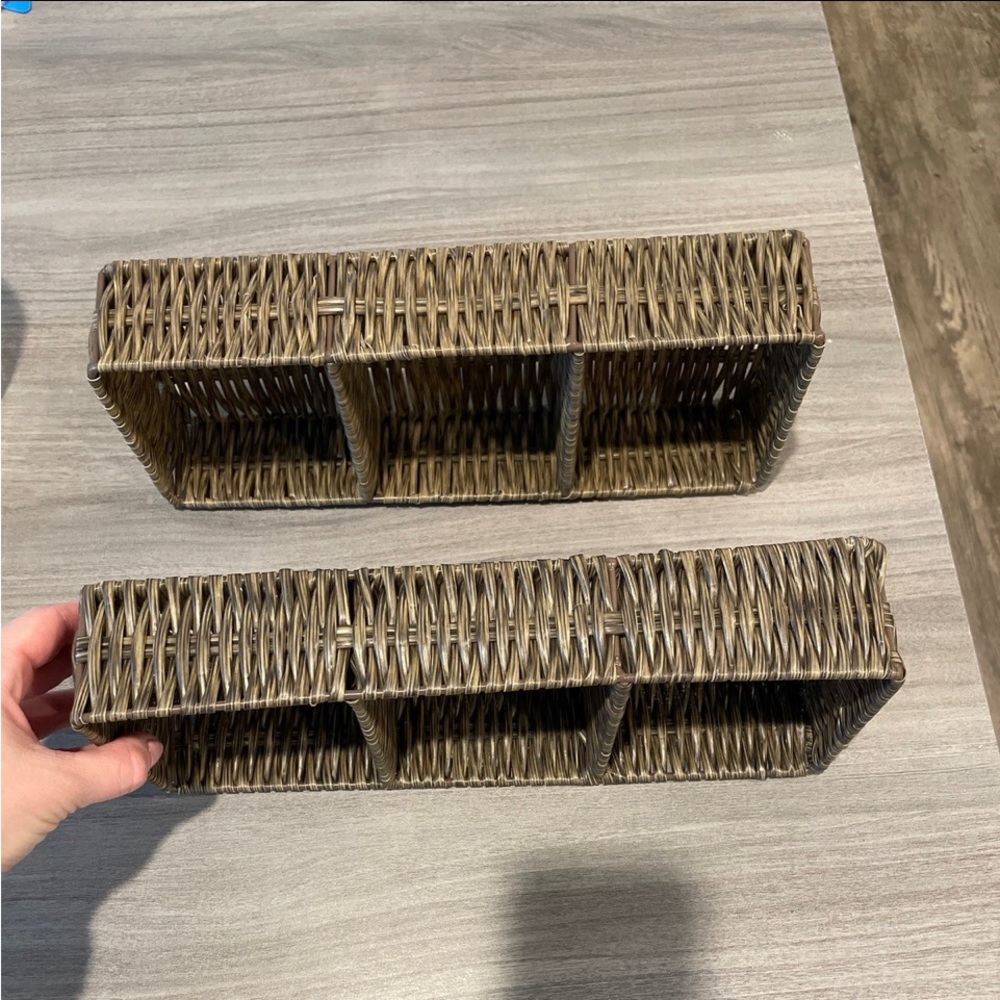 Storage baskets set of 2